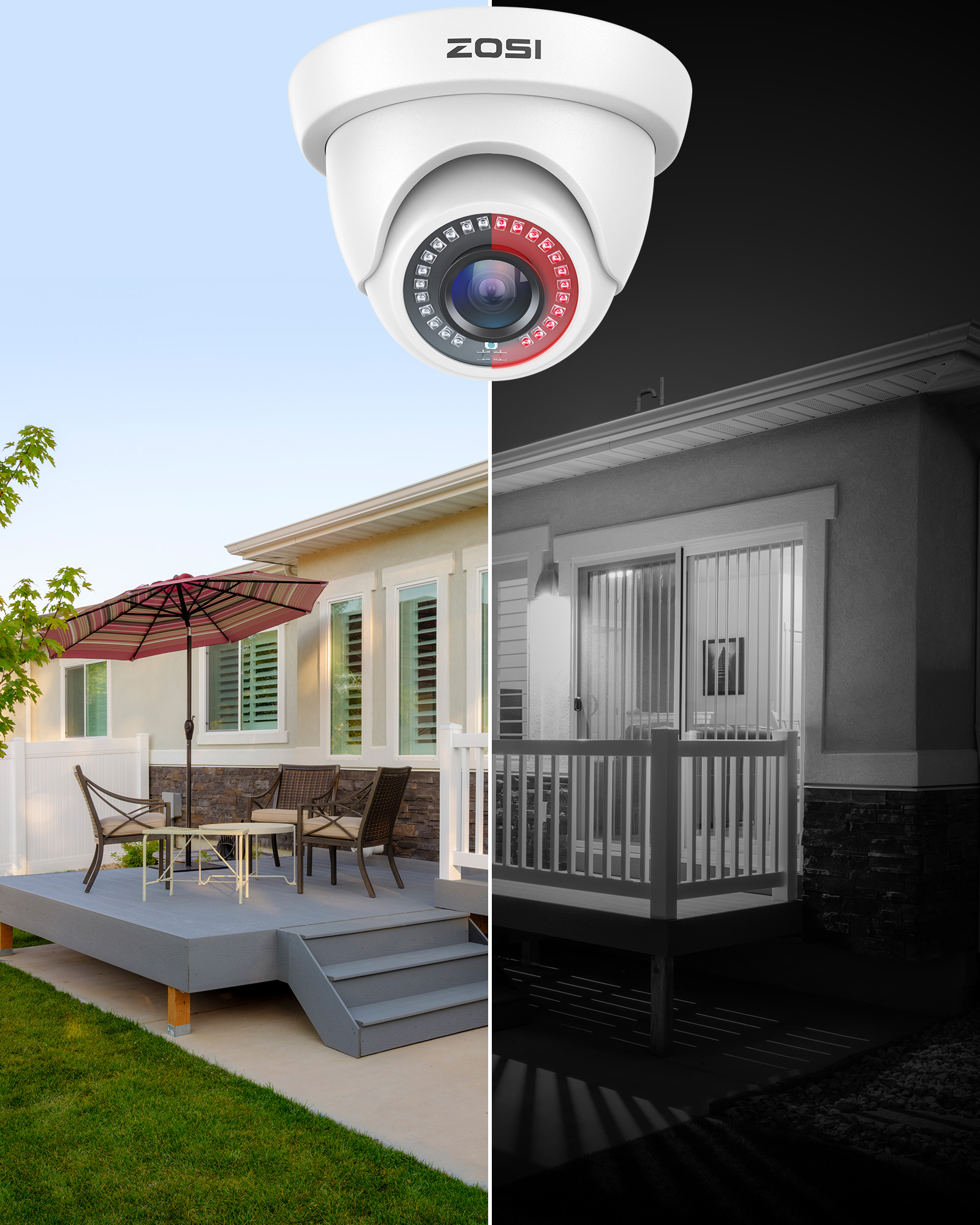 ZOSI 4 Pack 1080P 1920TVL HD-T - Home Security Uk ulasan dan harga