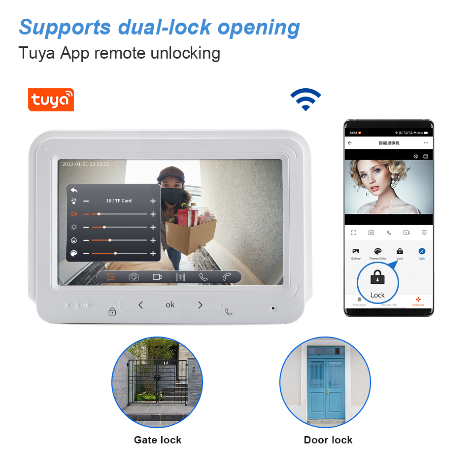 Smart Video Intercom System 2/ - Home Security Uk ulasan dan harga